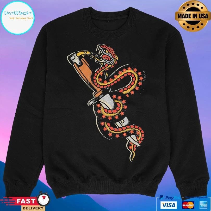 Third Pin Threads Snake Bayonet T-shirts