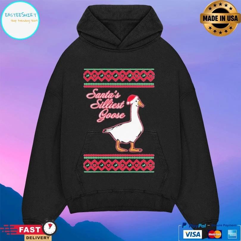 Santa’s Silliest Goose Tacky Ugly Christmas 2025 T-shirts