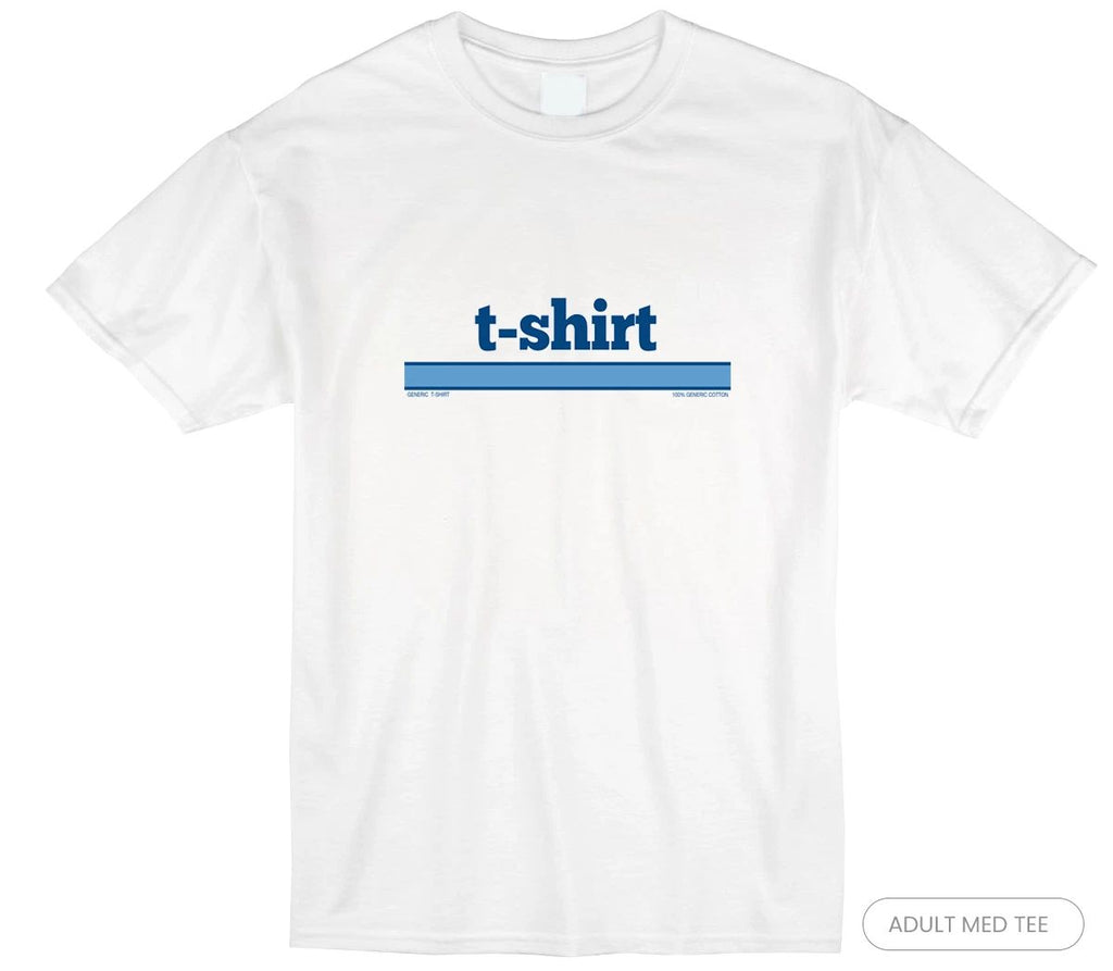 GENERIC BRAND Simple white t-shirt tee