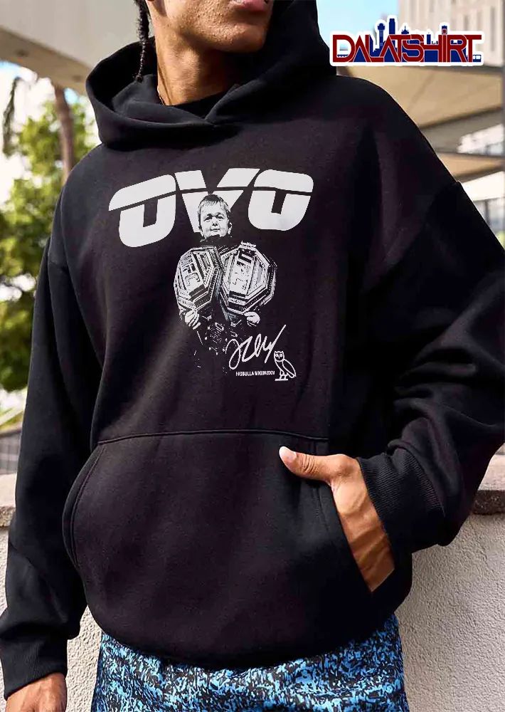 Ufc Ovo Hasbulla Magomedov Holding Two Championship Belts Owl Logo shirt