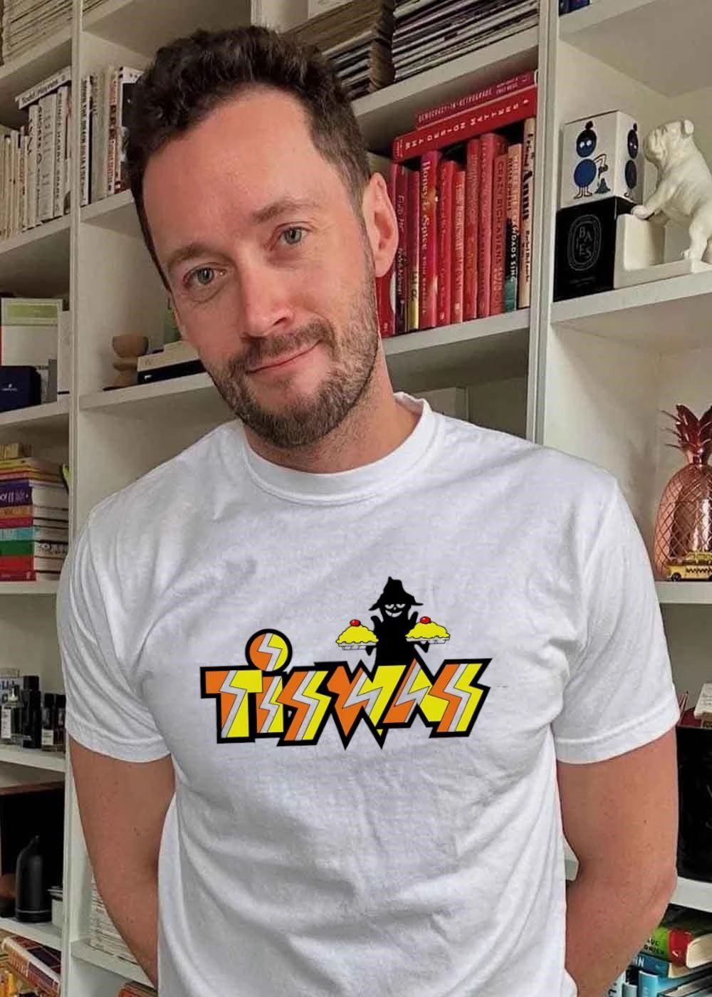 Tiswas TV Show Logo Pie Thrower Fan shirt