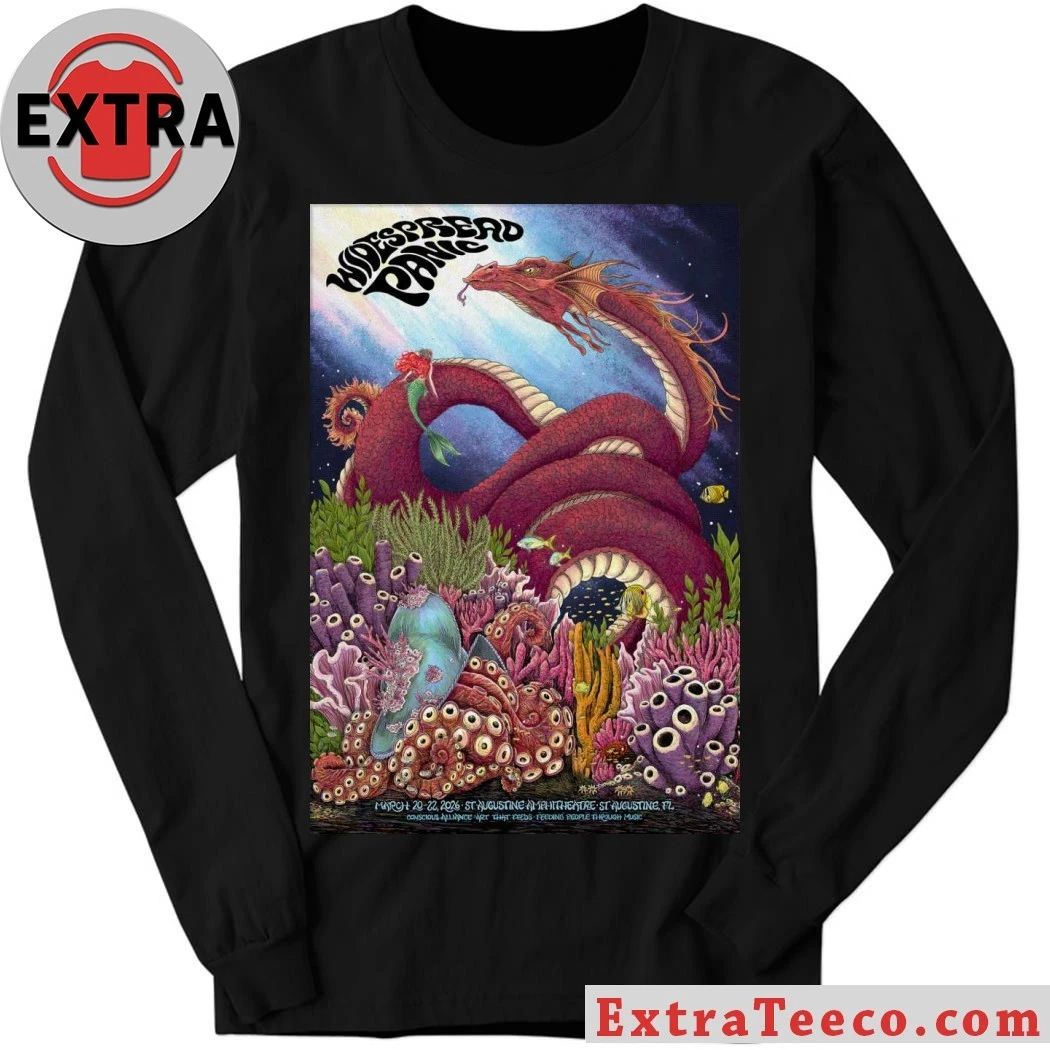 Widespread Panic St. Augustine FL 3 20-3 22 2026 Poster Shirt