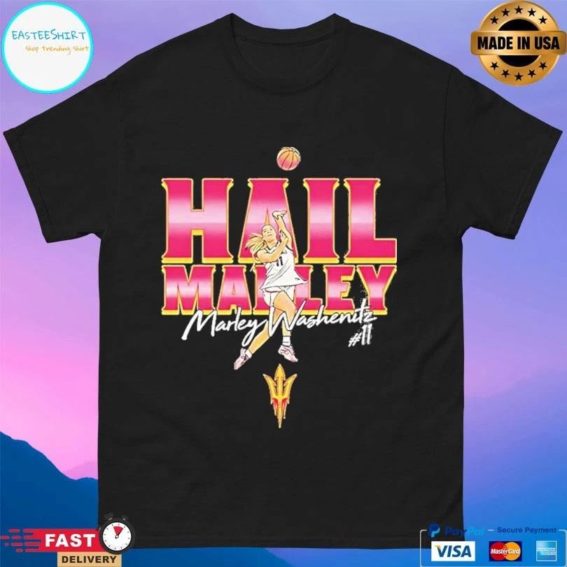 Marley Washenitz Hail Marley Arizona State Ncaa Womens Basketball T-shirts
