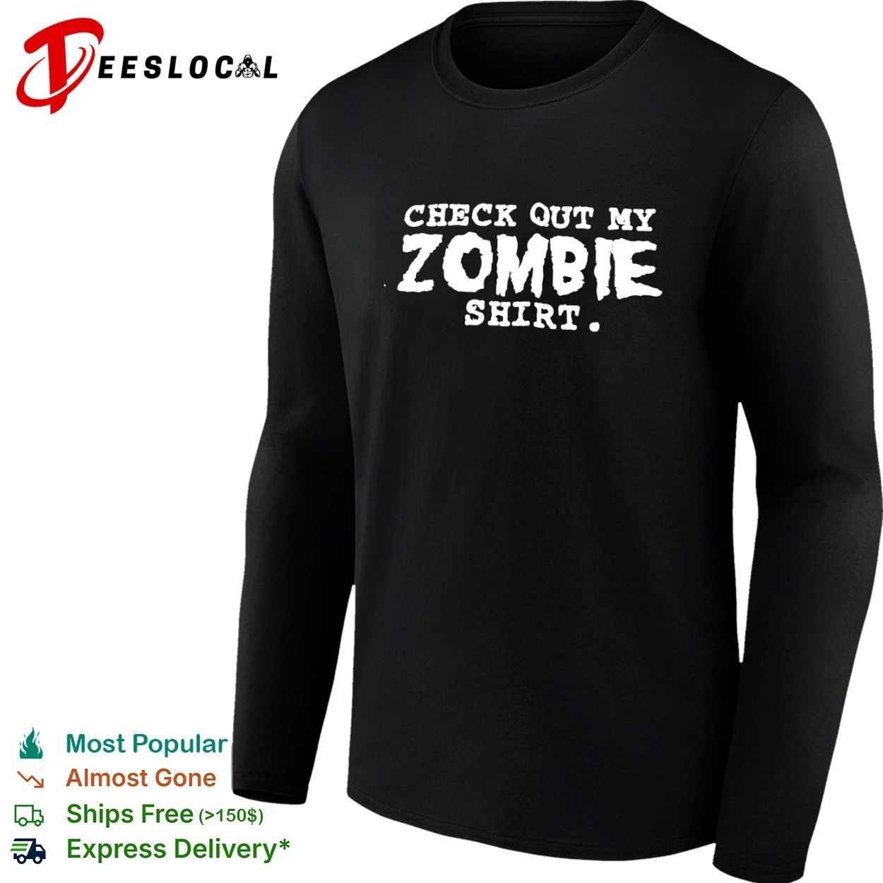 Check Out My Zombie Shirt undead horror T-shirt