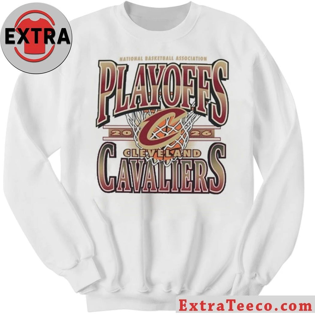 Cleveland Cavaliers White 2026 Playoff Participant Franklin Logo T-Shirt