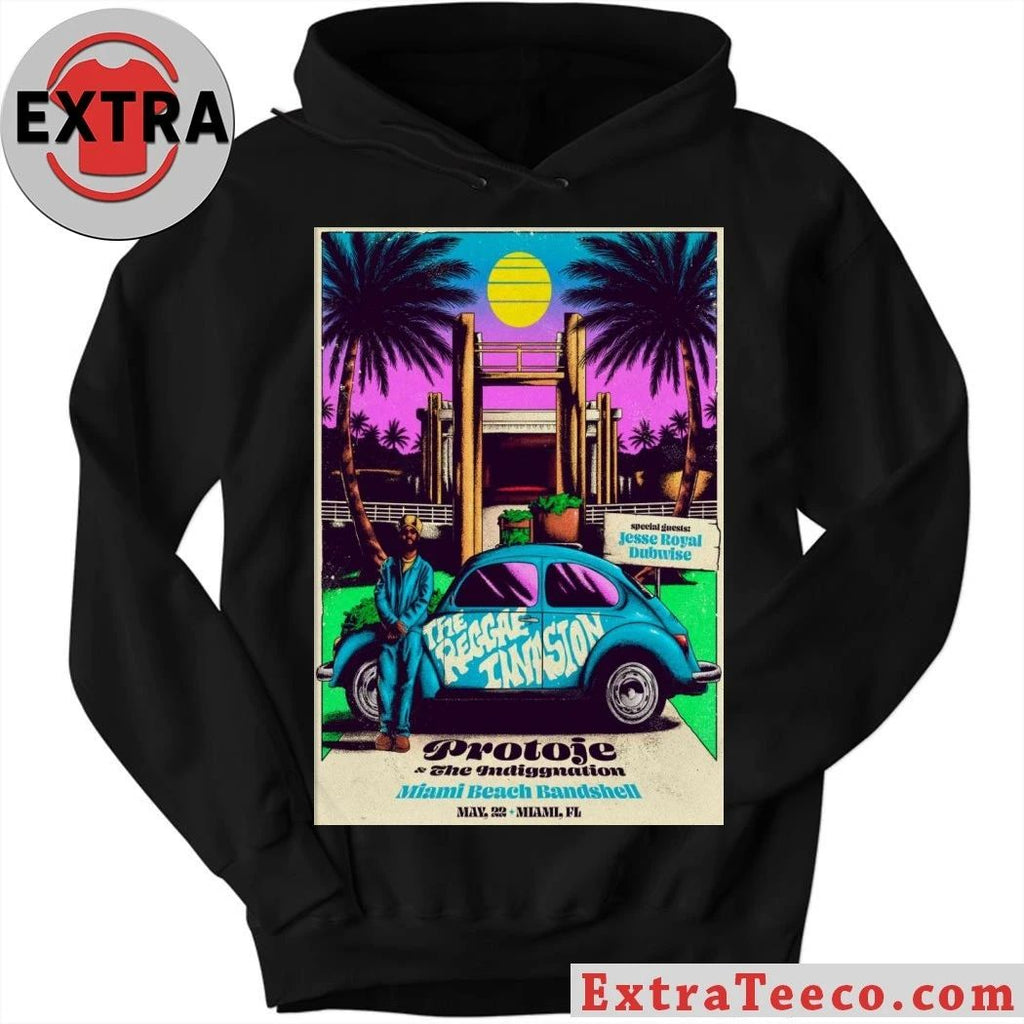 Original Protoje Miami, FL May 23 2026 Miami Beach Bandshell Tour Poster Shirt