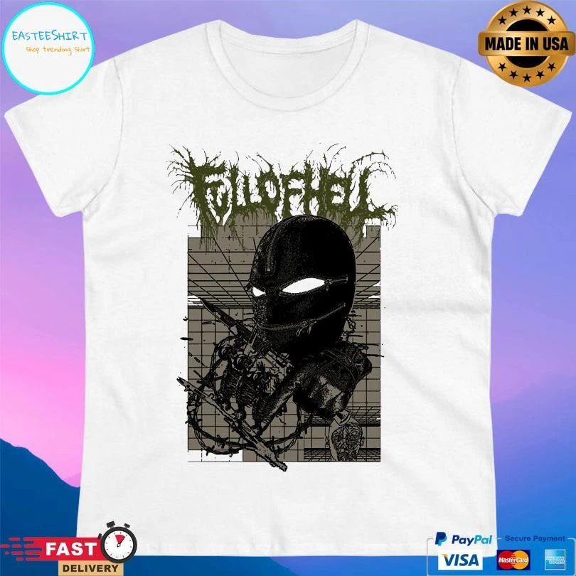 Full Of Hell Zipper Mask T-shirts