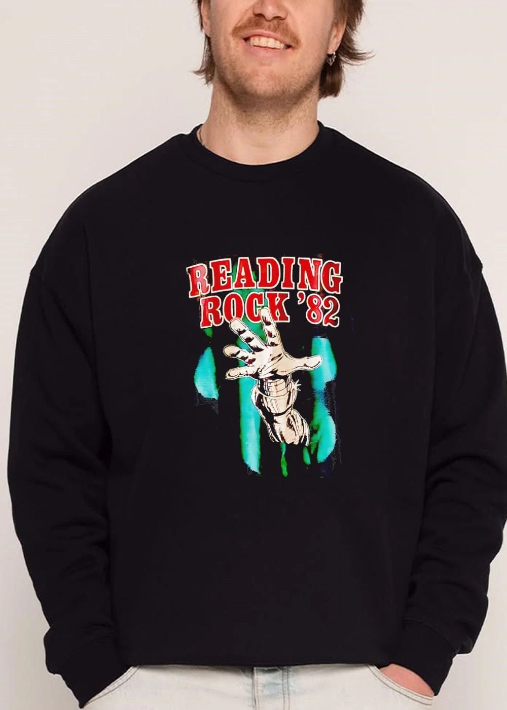 Reading Rock 82 Bandaged Mummy Hand Reaching Green Background Vintage shirt