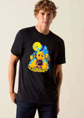 Happy Halloween Cartoon Pumpkin Character Crow Haunted House Moon shirt