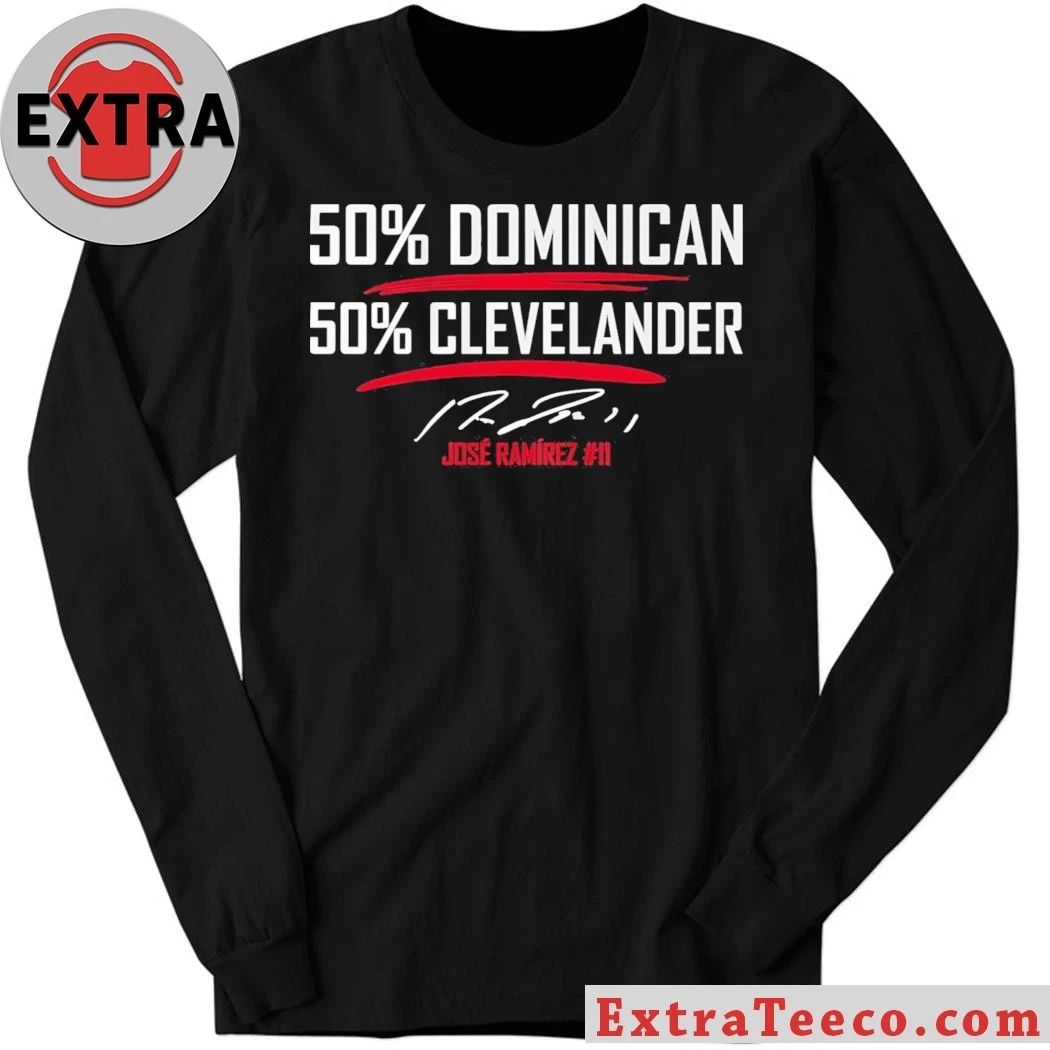 50 Dominican 50 Cleveland Jose Ramirez #11 Shirt
