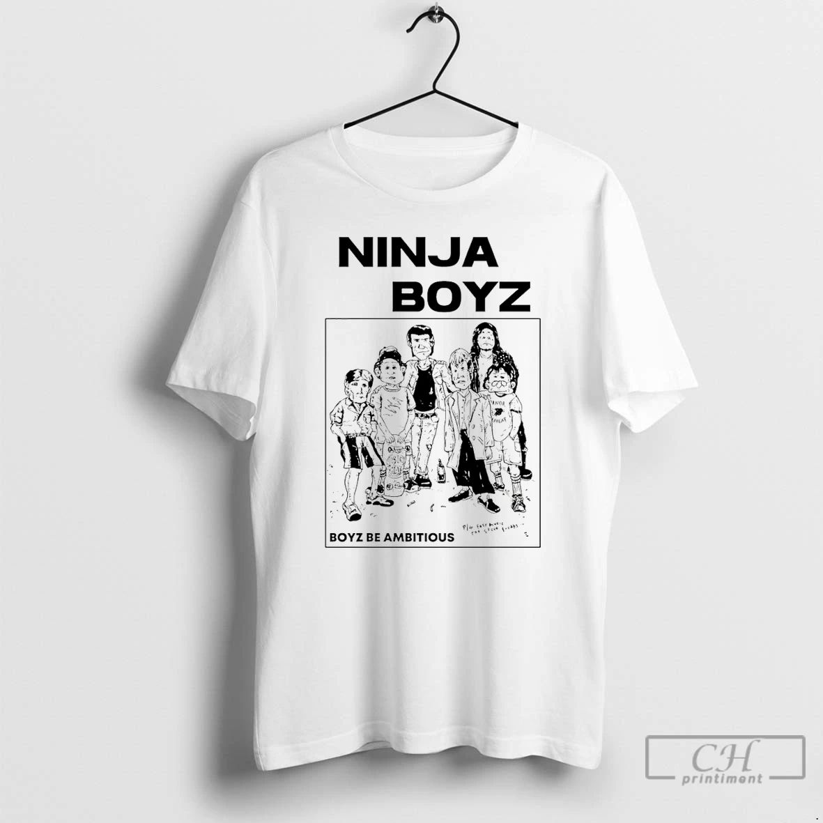 Premium Ninja Boyz Be Ambitious T Shirts