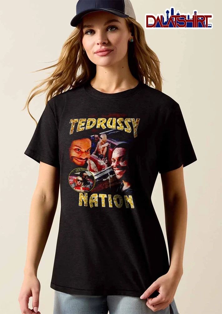 Tedrussy Nation The Idol Creepy Smile Photo Collage Bootleg shirt