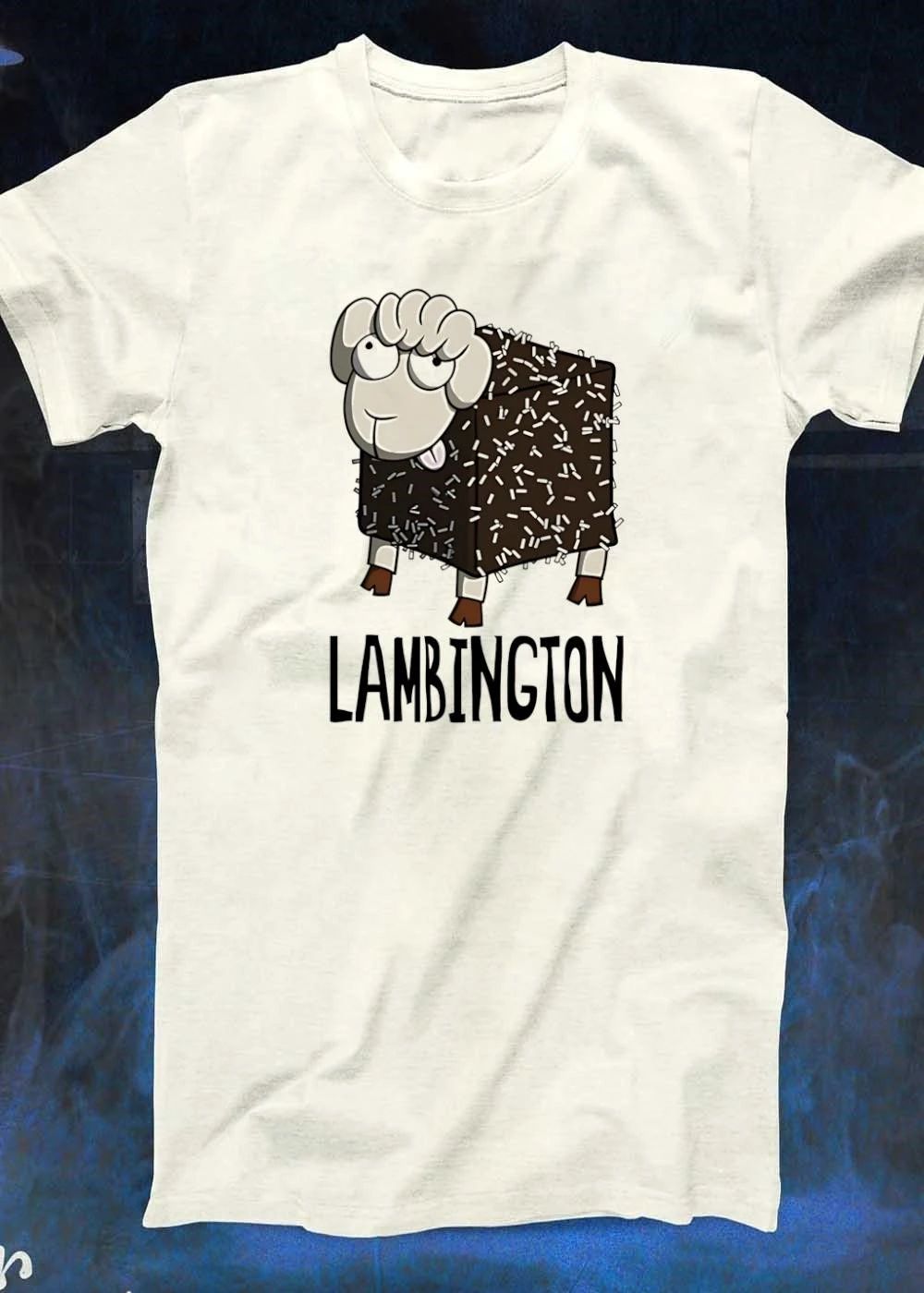 Cute Sheep Treat Lambington Funny Food Pun shirt