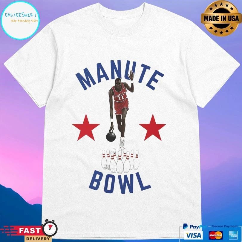 Manute Bol Manute Bowl Philadelphia 76ers T-shirts