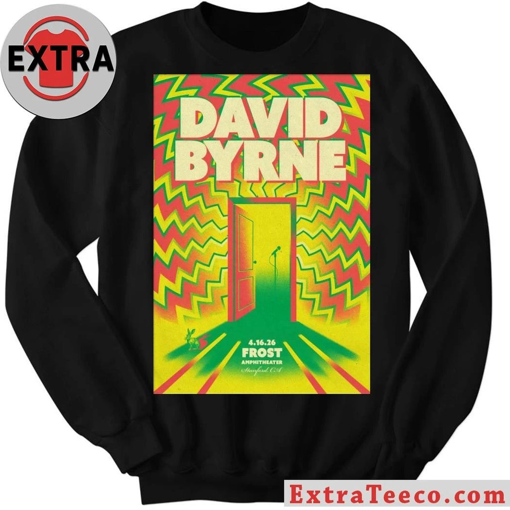 David Byrne In Stanford CA On April 16 2026 Poster Shirt