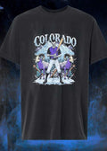 Skeleton Batter Mountain Ram Colorado T-Shirt