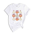 Halloween Ghost Pumpkin Shirt, Cute Halloween Shirt, Halloween Gift, Pumpkin Spi
