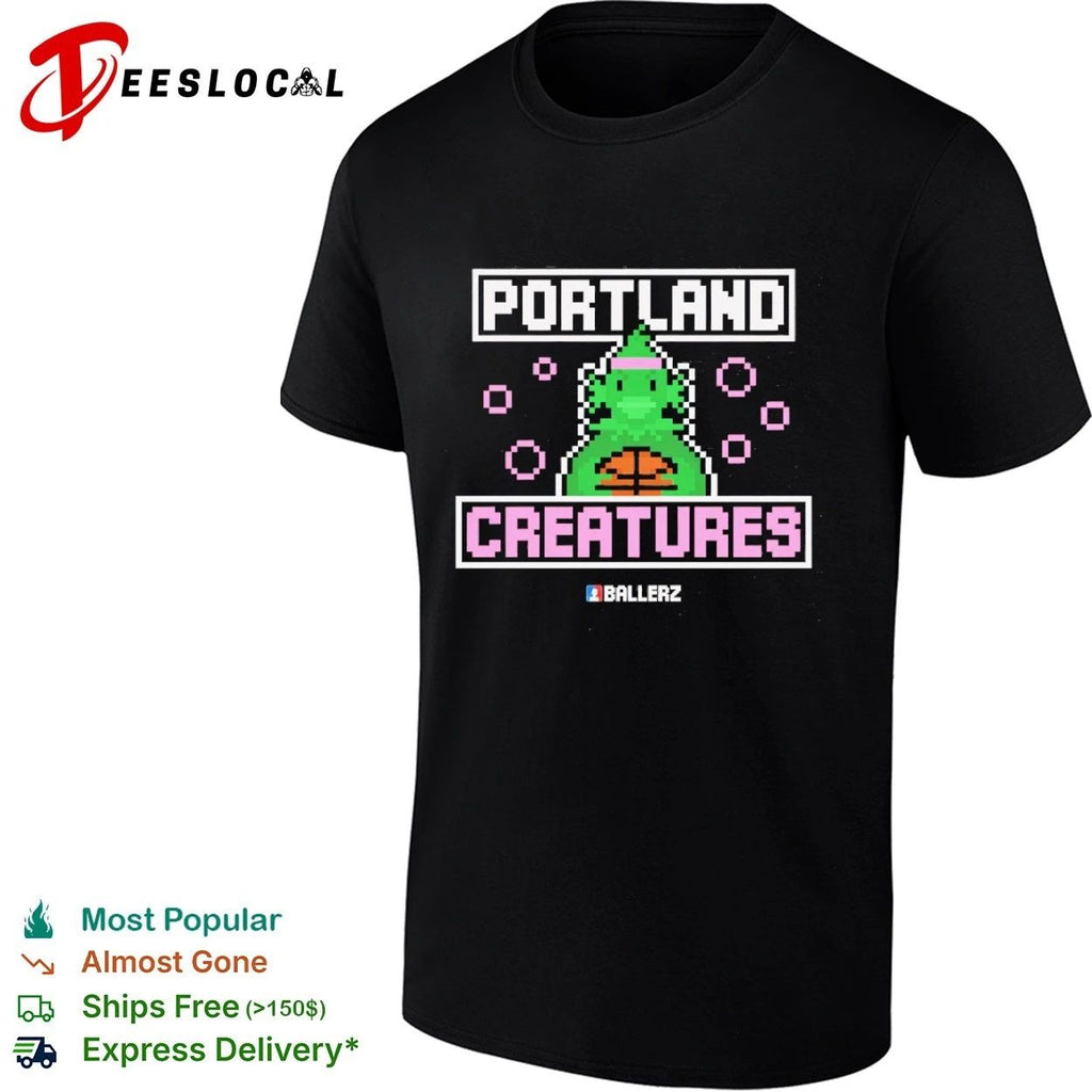 Portland Creatures Ballerz basketball T-shirt