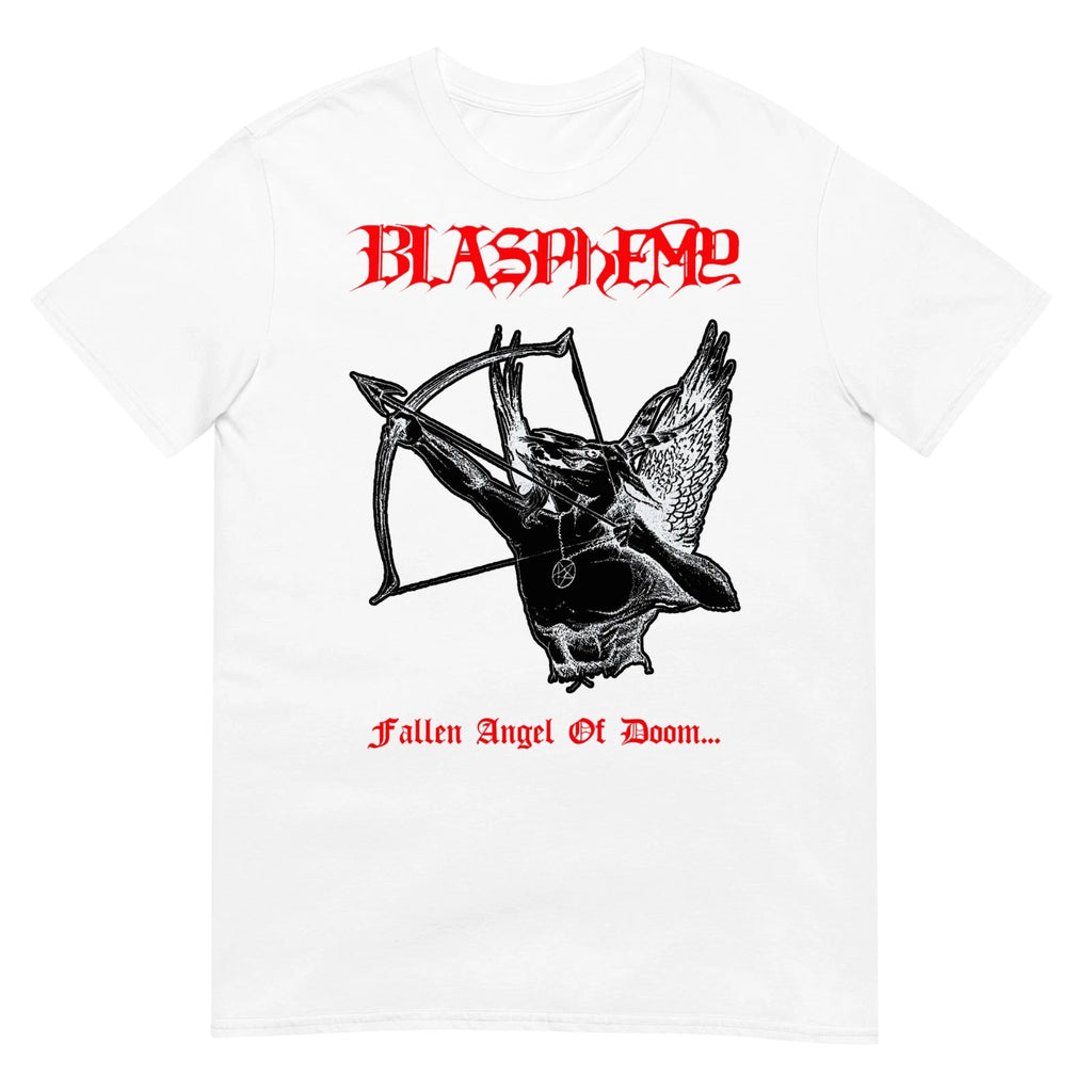 BLASPHEMY "Fallen Angel Of Doom" (White) (One Sided) T-SHIRT
