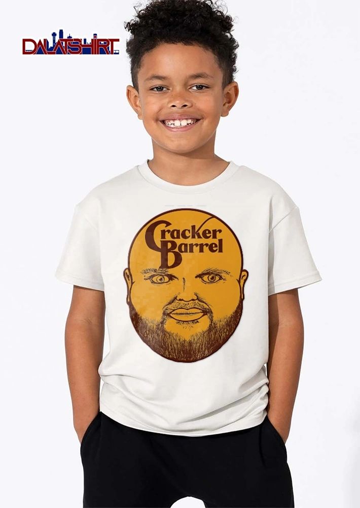 Cracker Barrel JD Vance Parody Line Art Portrait Oval Head shirt