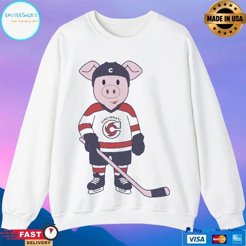 Mom Dad Choppy Puck Chop Kids Mascot Cincinnati T-shirts