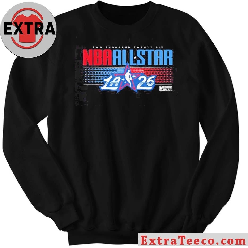 Commemorative t-shirt for the 2026 NBA All-Star Game, scheduled to take place in Los Angeles