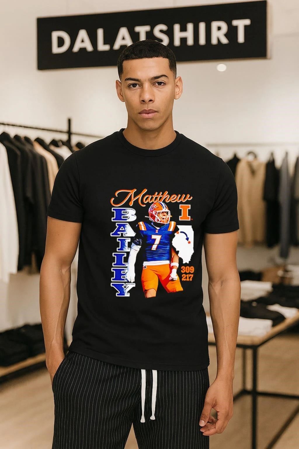 Matthew Bailey Illinois 309 217 Fighting Illini shirt