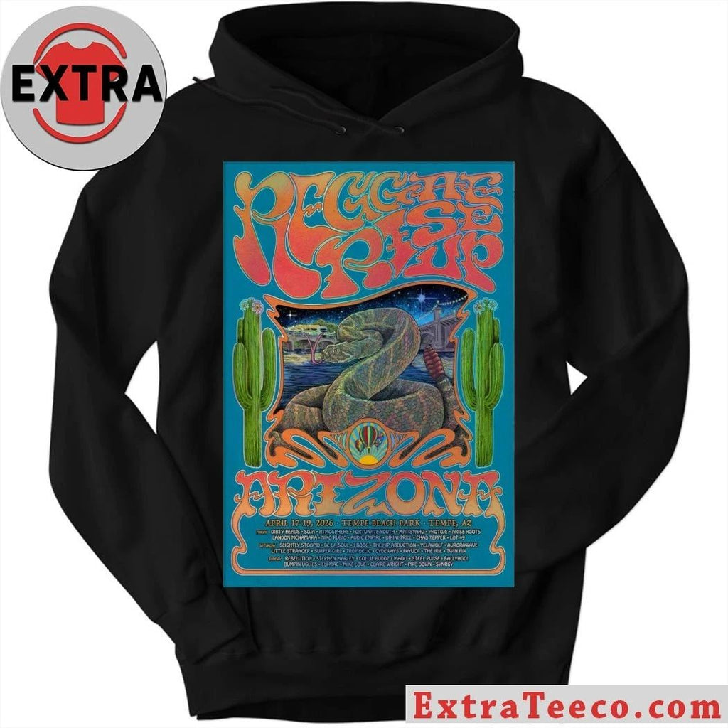 Reggae Rise Up Arizona Festival In Tempe AZ On April 17-19 2026 Poster Shirt