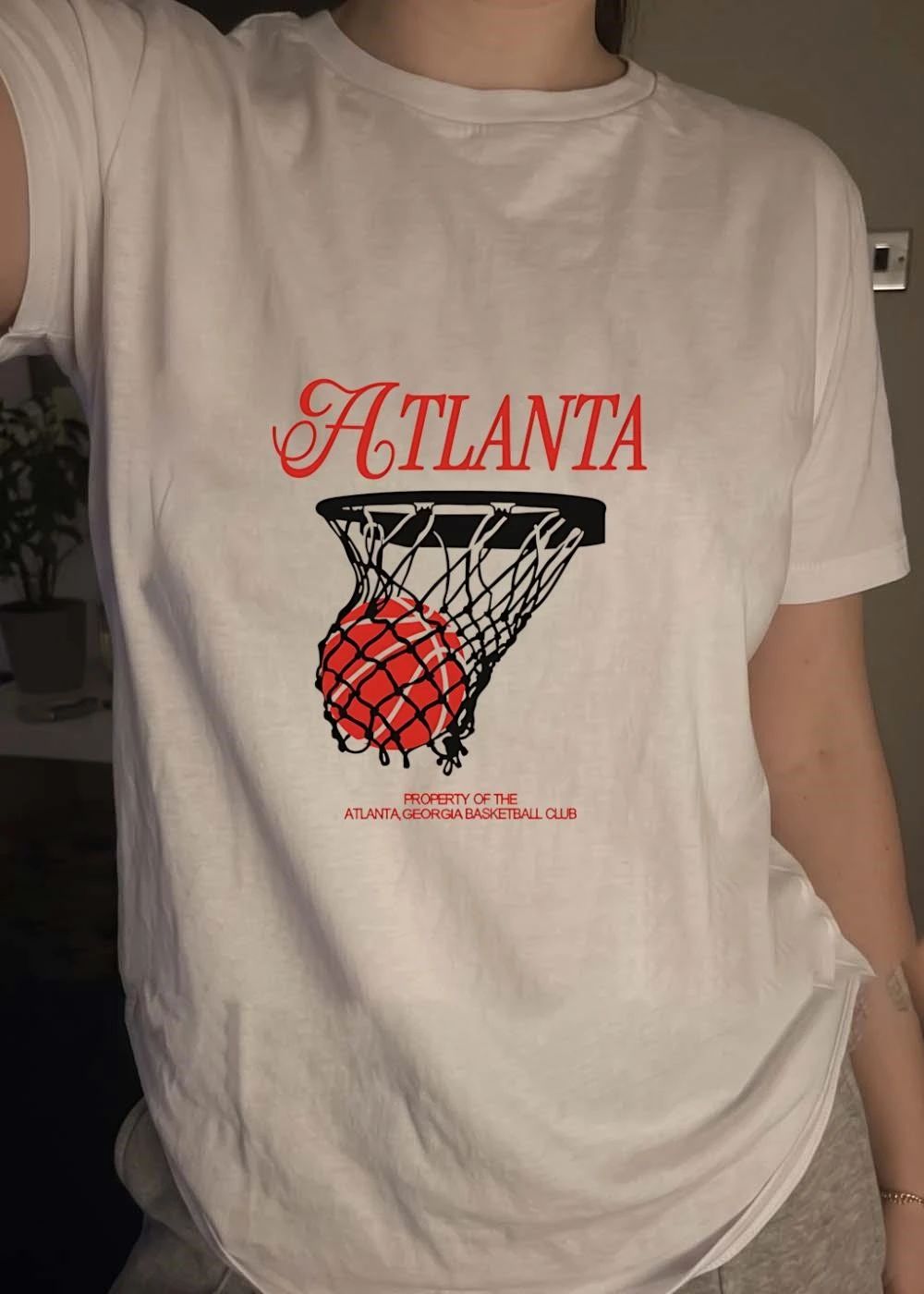 Property of the Atlanta Georgia Basketball Club Atlanta Basketball shirt