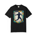 Baseball Batter Shield T-shirt | Retro Player Silhouette