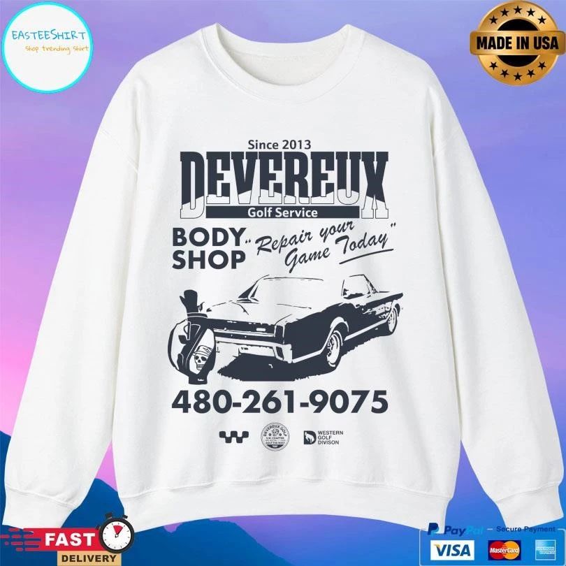 Devereux Golf Service Body Shop Repair Your Game Today Since 2013 T-shirts