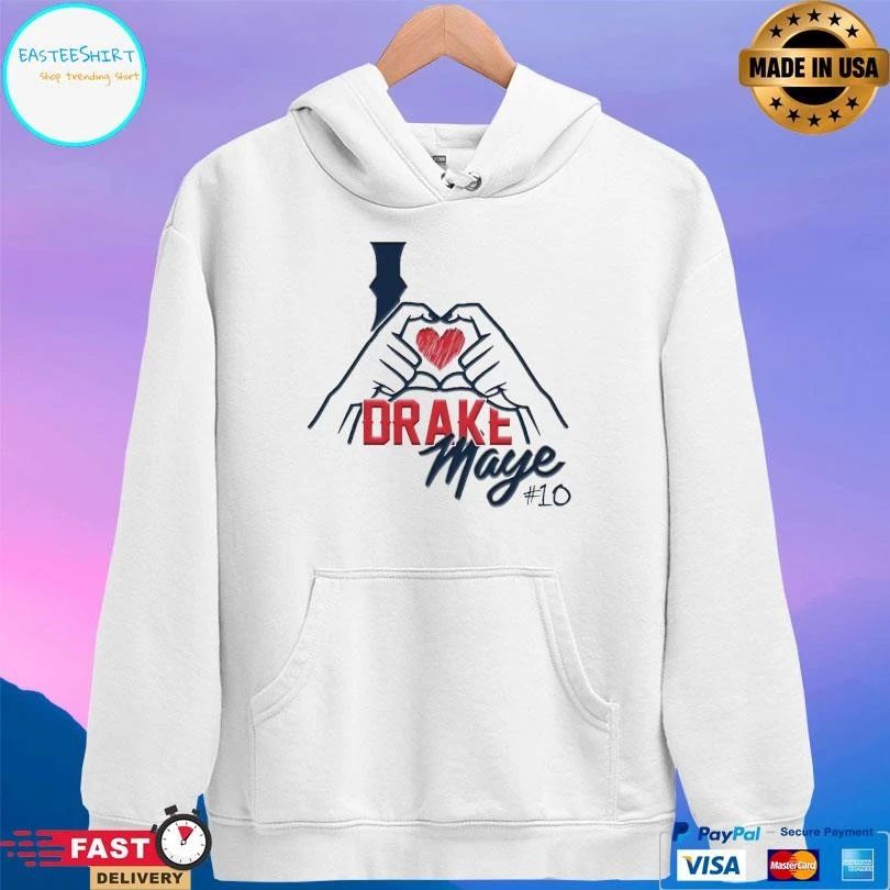 I Love Drake Maye 10 Hand Heart 2026 T-shirts