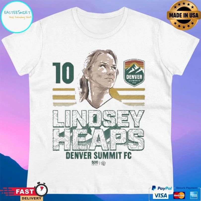 Lindsey Heaps Denver Summit Fc Vector T-shirts