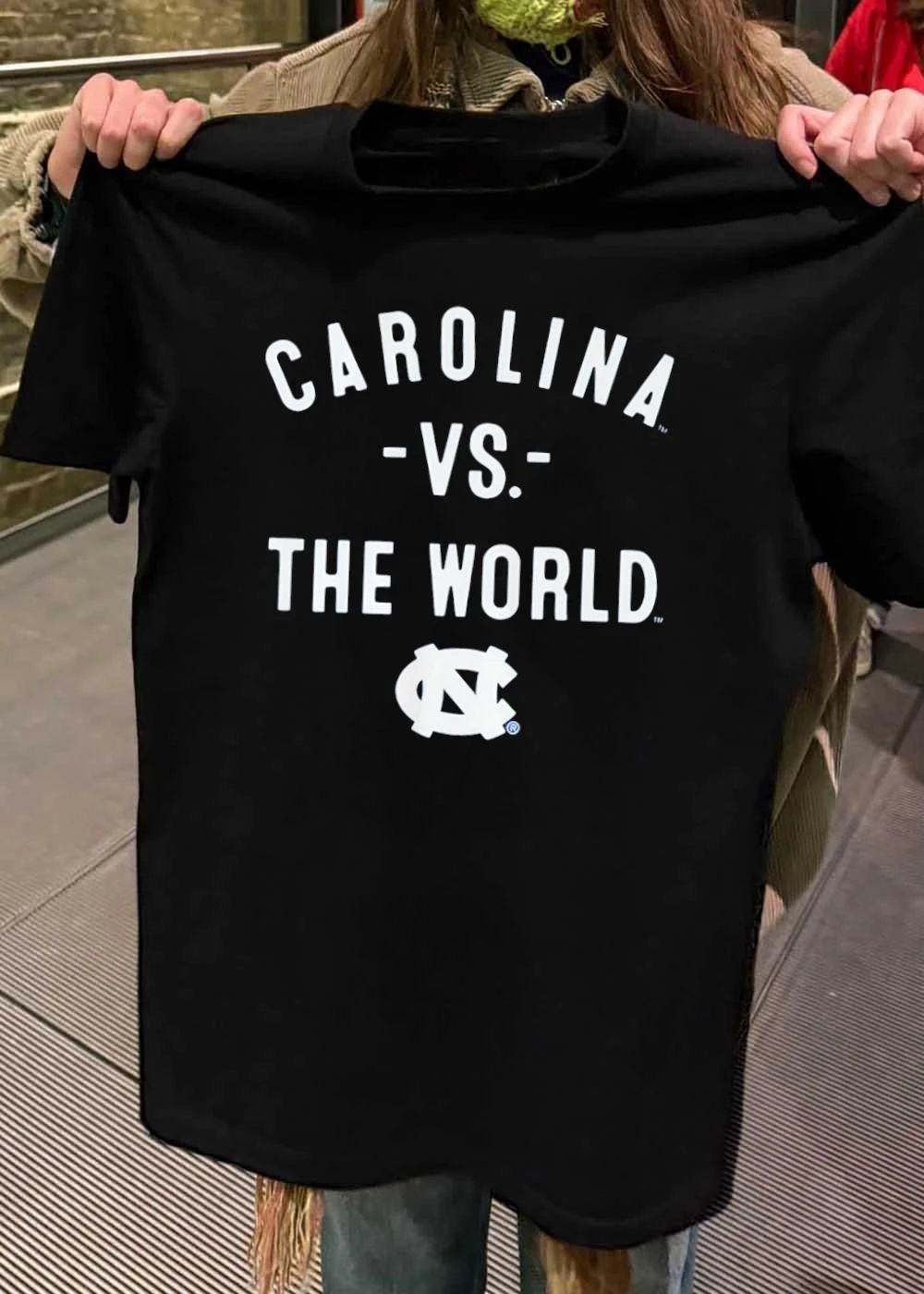 UNC Apparel Carolina vs The World North Carolina Tar Heels shirt