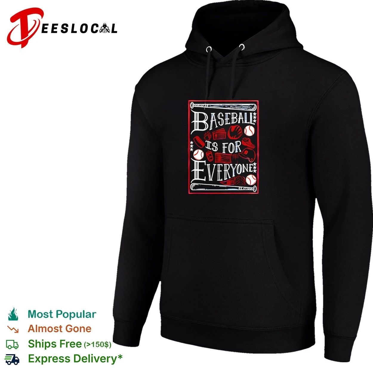 Baseball Is for Everyone Detroit Tigers T-shirt