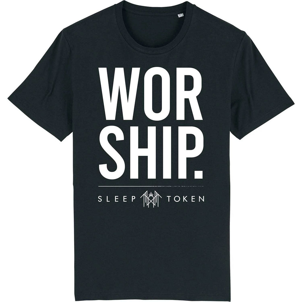 Men's Sleep Token Worship (Back Print) Slim Fit T-shirt XX-Large Black