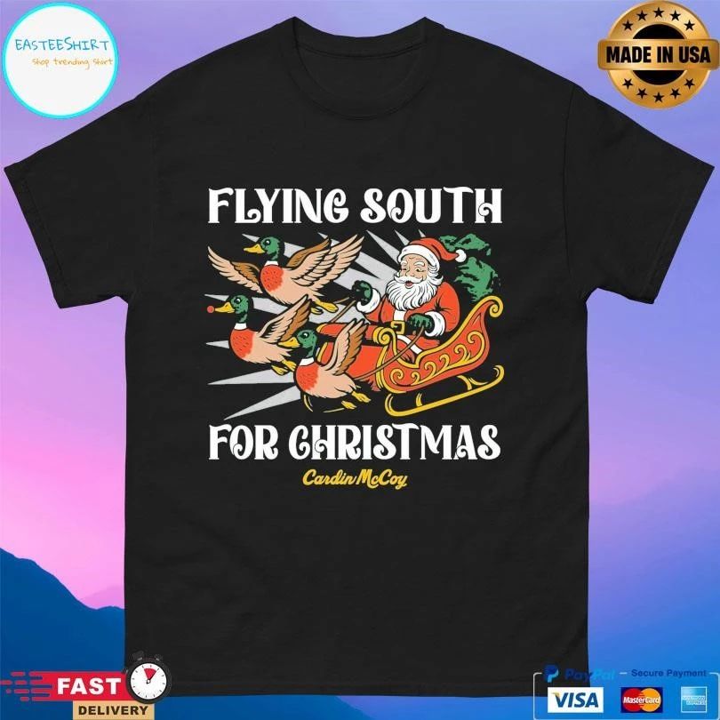 Flying South For Christmas 2025 Santa T-shirts