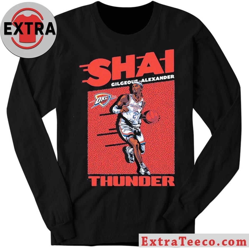 Youth Oklahoma City Thunder Shai Gilgeous-Alexander Action Shirt