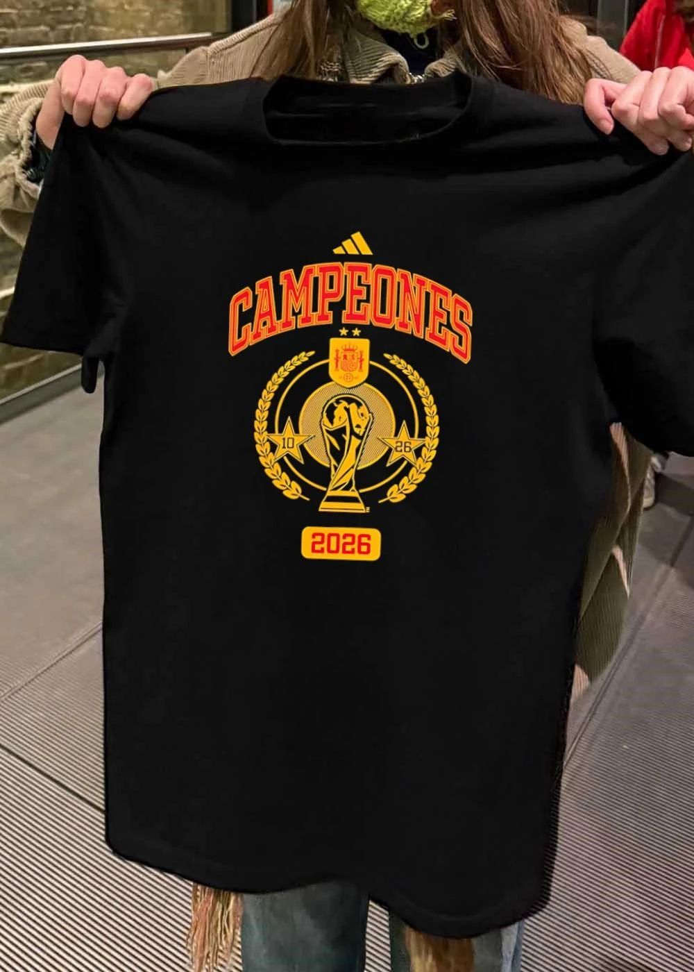 Champions Spain 2026 World Cup Soccer T-Shirt