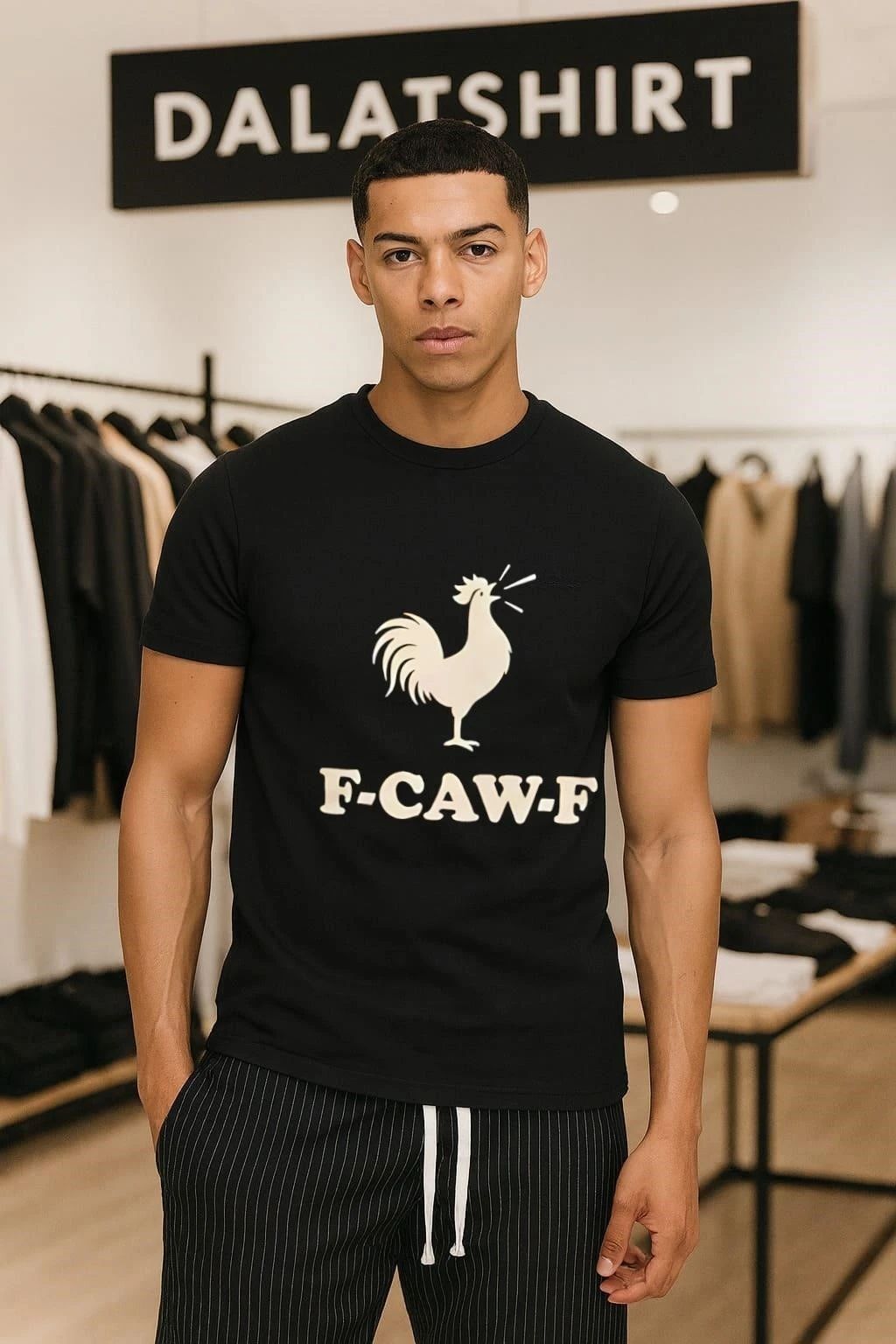Awesome Rooster Crowing F-CAW-F shirt
