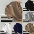 Waffle Patterned Pullover Tee for Men in Stylish Design and Comfort Fit