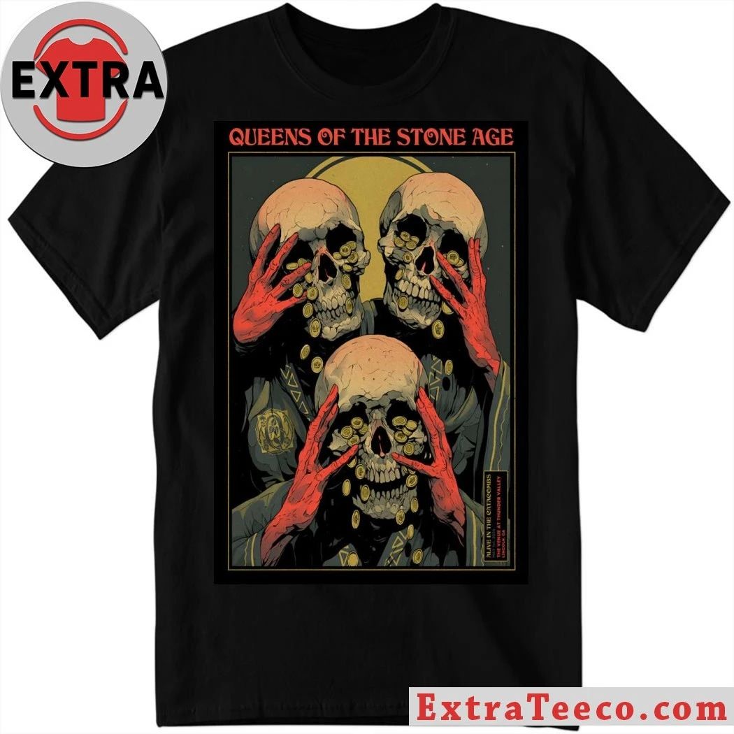 QOTSA The Catacombs Tour In Lincoln CA On May 1 2026 Poster Shirt