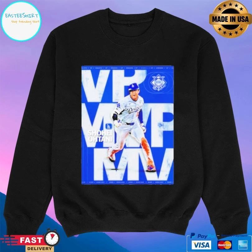 Mvp Shohei Ohtani 4x National League Los Angeles Dodgers T-shirts