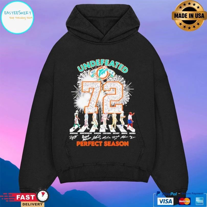 Undefeated 72 Miami Dolphins Perfect Season T-shirts