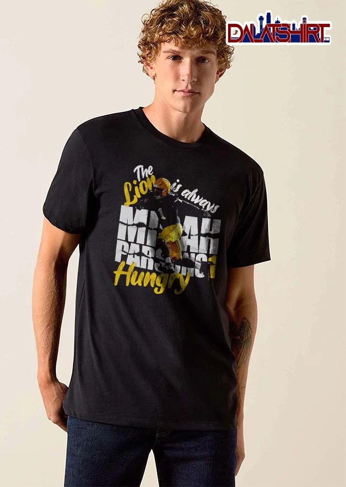 The Lion Is Always Hungry Micah Parsons Football Player Running Cutout Effect shirt