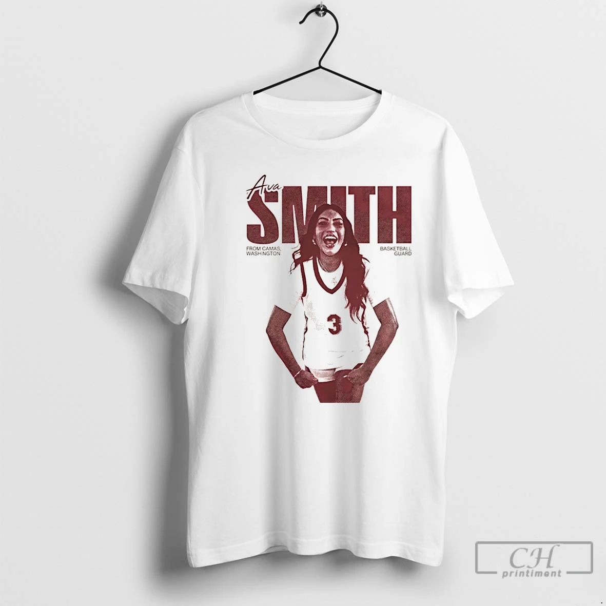Premium Ava Smith From Camas Washington Basketball Guard Vintage Christmas T Shirts