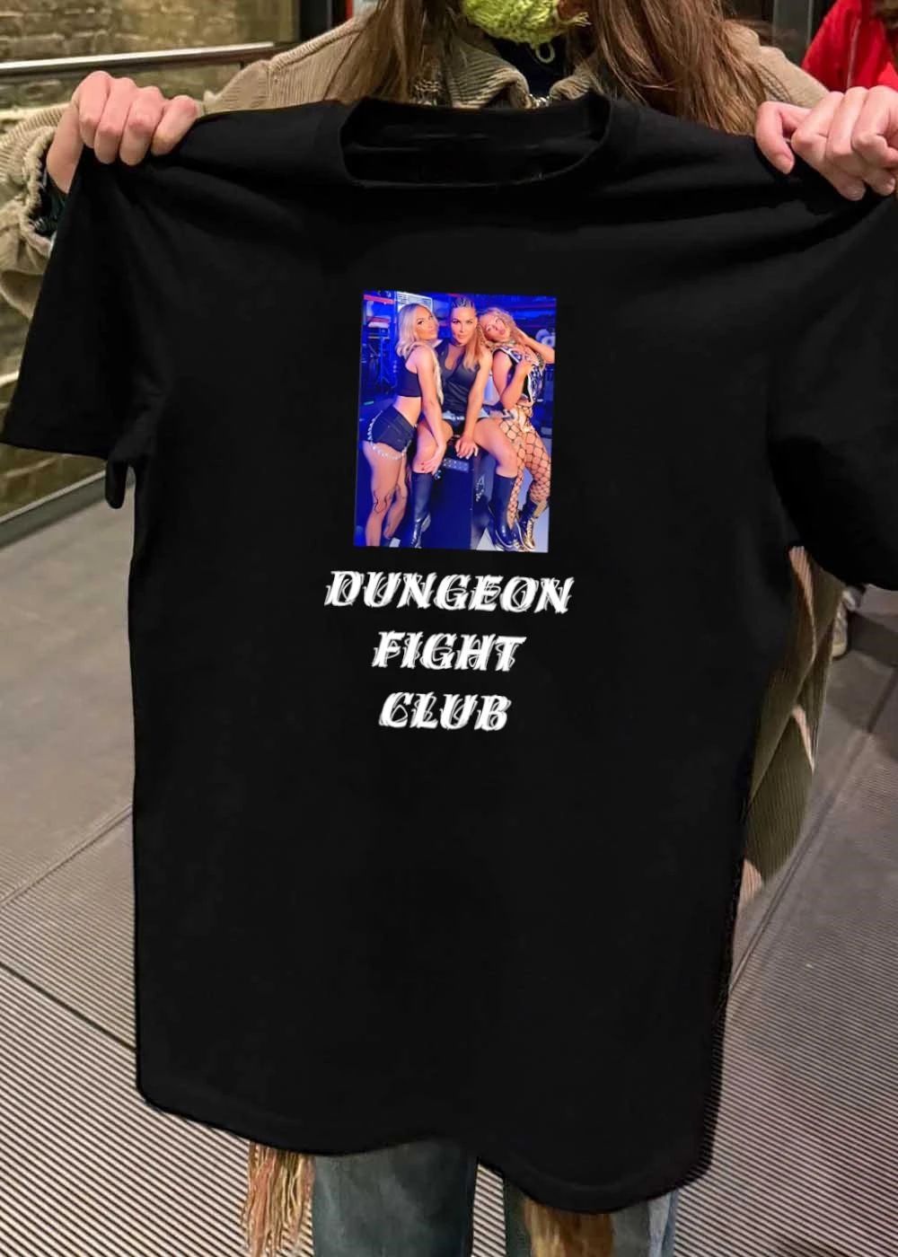 Women Posing In The Dark DUNGEON FIGHT CLUB T-Shirt