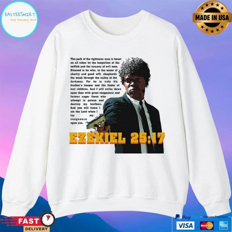Ezekiel 25 17 Jules Winnfield T-shirts