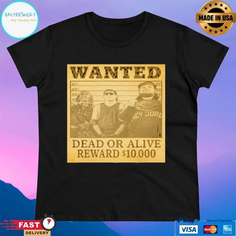 Wanted Dead Or Alive Reward T-shirts