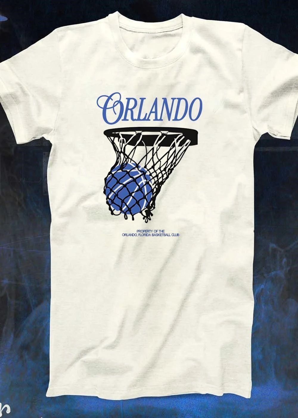 Property of the Orlando Florida Basketball Club Orlando Basketball Net shirt